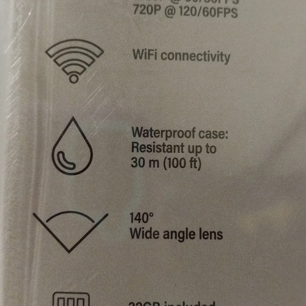 4K WiFi action camera